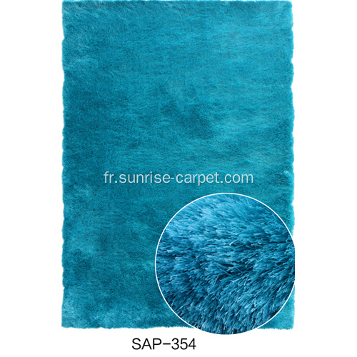 Polyester Soie Shaggy Plain Color Carpet